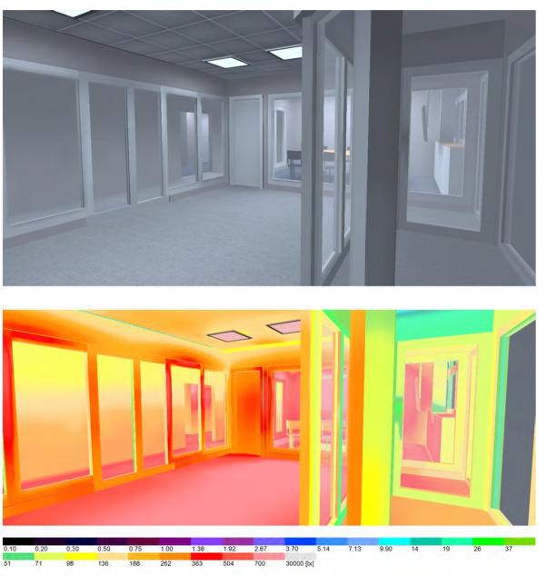 Interior Lighting Analysis portfolio photograph