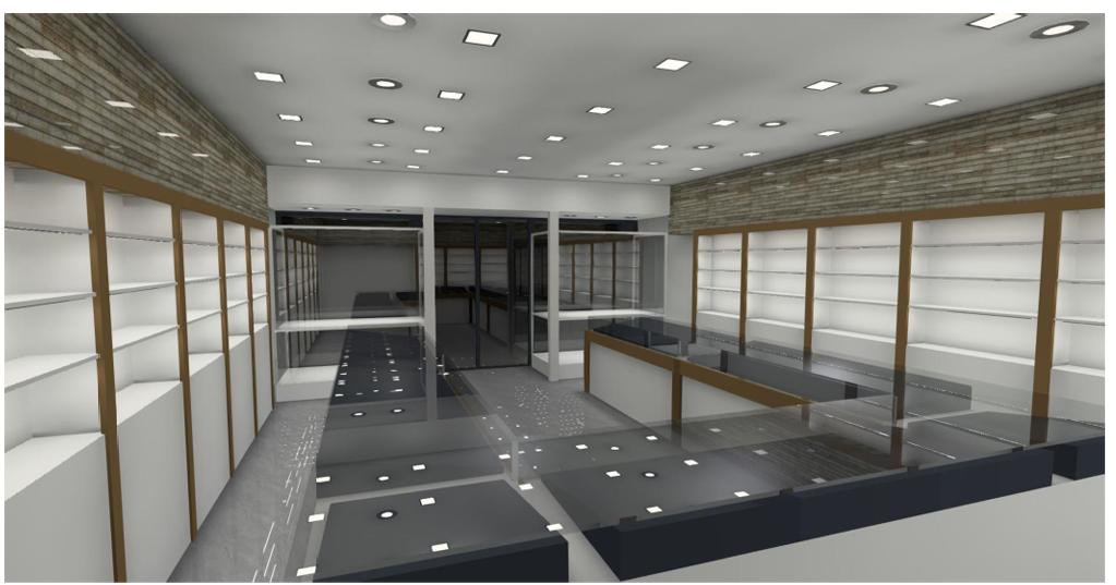 Retail Interior Lighting portfolio photograph